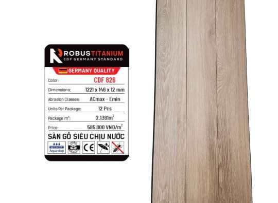 Sàn gỗ Robus Titanium CDF 826