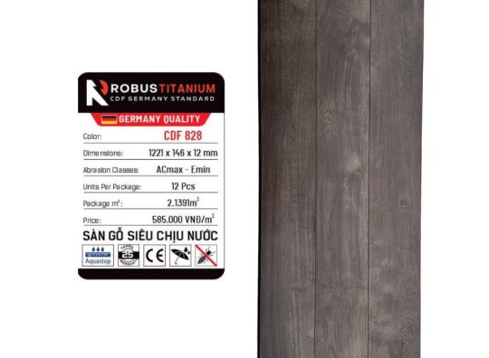 Sàn gỗ Robus Titanium CDF 828