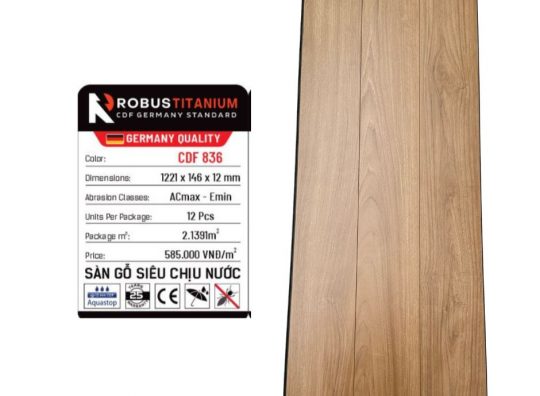 Sàn gỗ Robus Titanium CDF 836