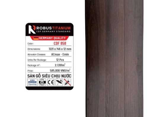 Sàn gỗ Robus Titanium CDF 858
