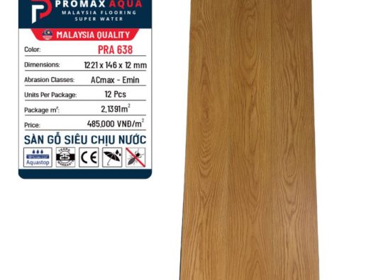 Sàn Gỗ Promax Aqua PRA 638 – 12mm
