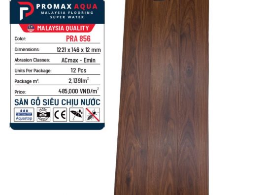 Sàn gỗ Promax Aqua PRA 856 – 12mm